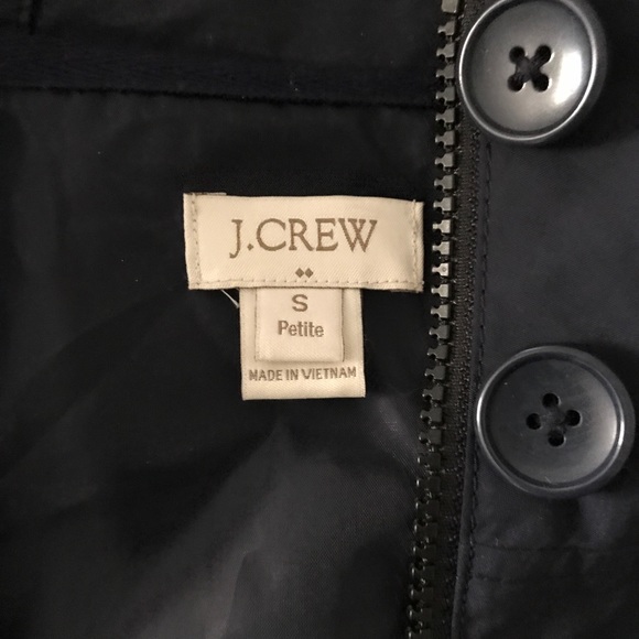 J.Crew navy rain jacket - Picture 2 of 4